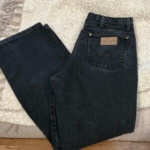 Wrangler Men's Black Relaxed Jeans